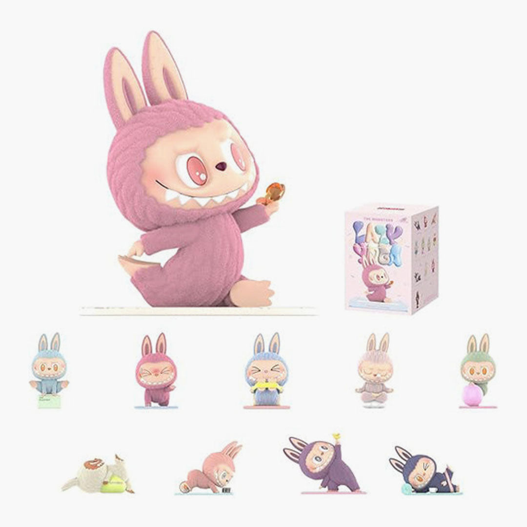Pop Mart Labubu The Monsters Lazy Yoga Series Figures Mystery Box / 1 Pack